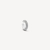 Ear cuff rond argenté avec zircons ALF S