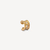 Gold ear cuff with champagne zirconia for a vintage effect KURO VG