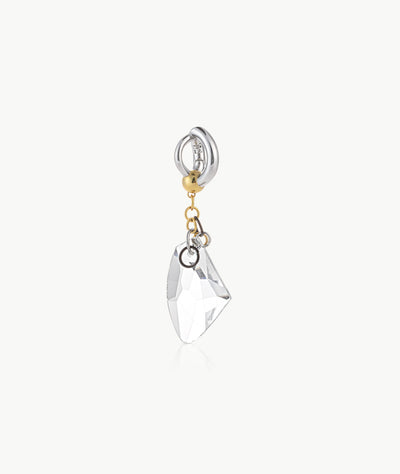 Dione BI two-tone crystal chandelier drop earring - YParis