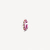 Ear cuff rond fuschia et zircons verts et oranges Abi L P B