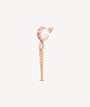 Boucle d'oreille or rose pendante AKUMA POP RG