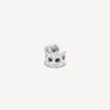 Ear cuff argenté et zircons KURO S POP S