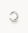 Ear cuff torsadé argenté Honorito S