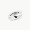 Ear cuff torsadé argenté Honor M S