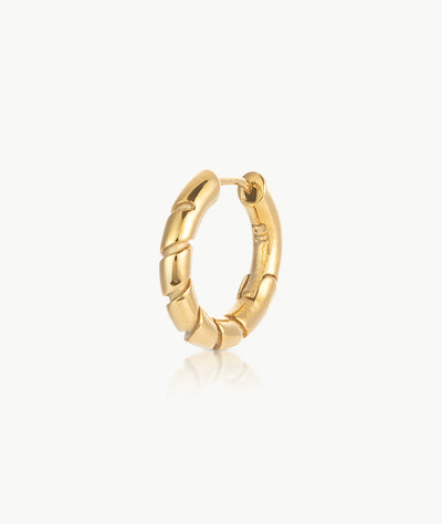 Silver creole earring, Willie S - YParis