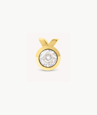 Carter G gold twist earring - YParis