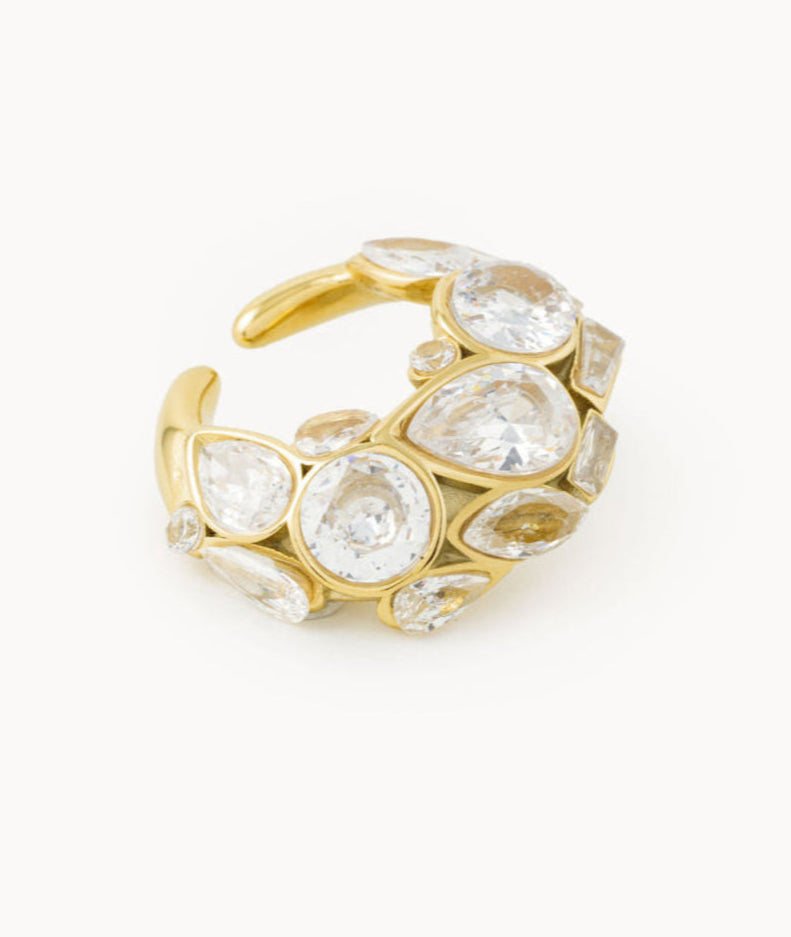 Ear cuff pierres doré Orion G