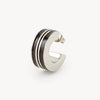 Boucle d'oreille créole épaisse bicolore Cute SB