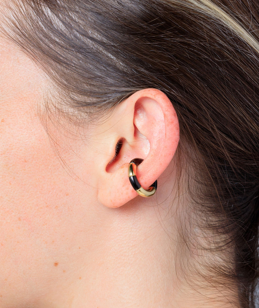 Blake GB two-tone round ear cuff
