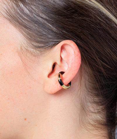 Blake GB two-tone round ear cuff - YParis