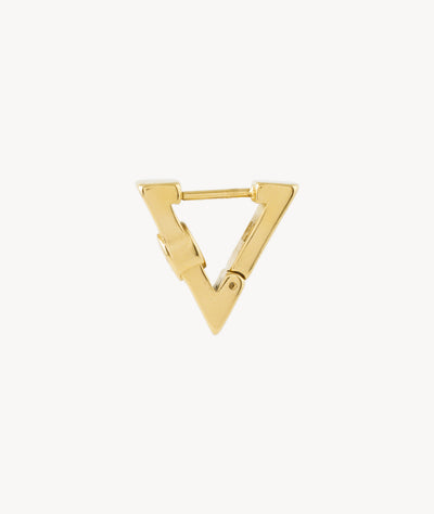 Silver creole earring, Willie S - YParis