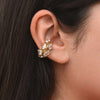 Ear cuff doré pierres JAKI G A