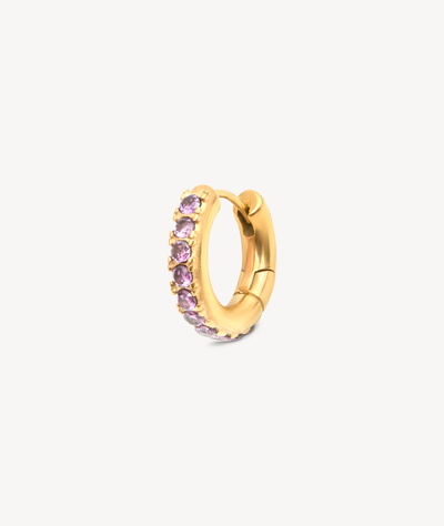 Silver creole earring, Willie S - YParis