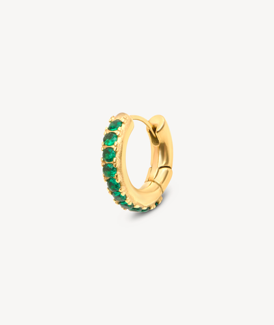 Silver creole earring, Willie S - YParis