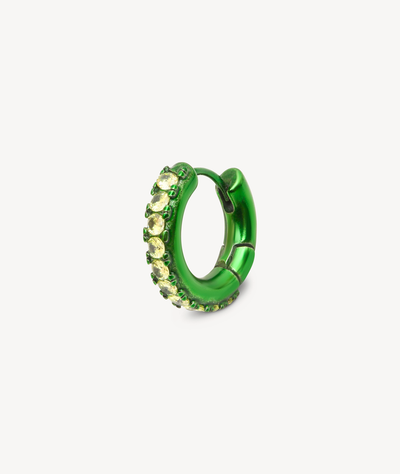 Silver creole earring, Willie S - YParis