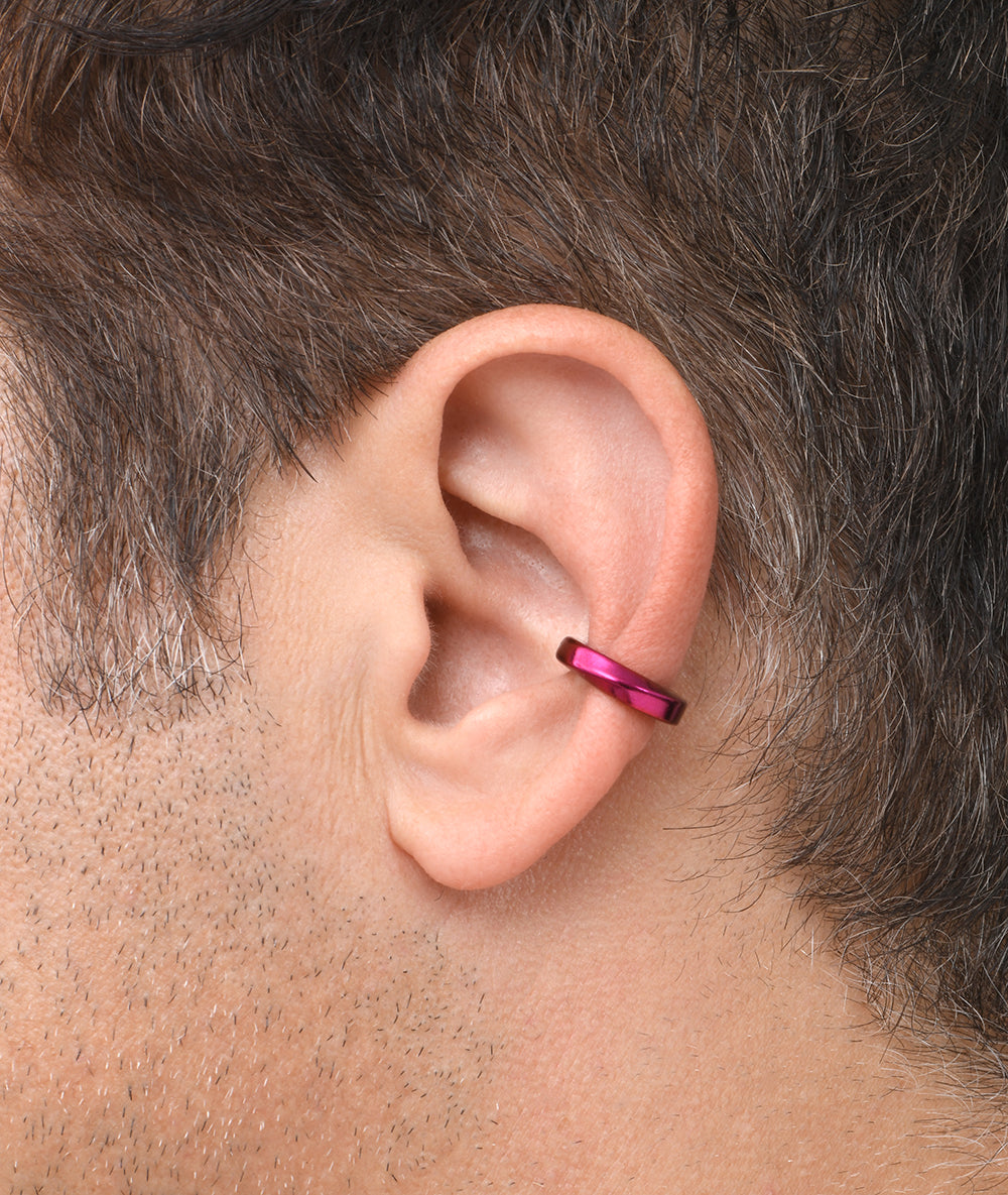 Ear cuff torsadé fuschia Honorito P