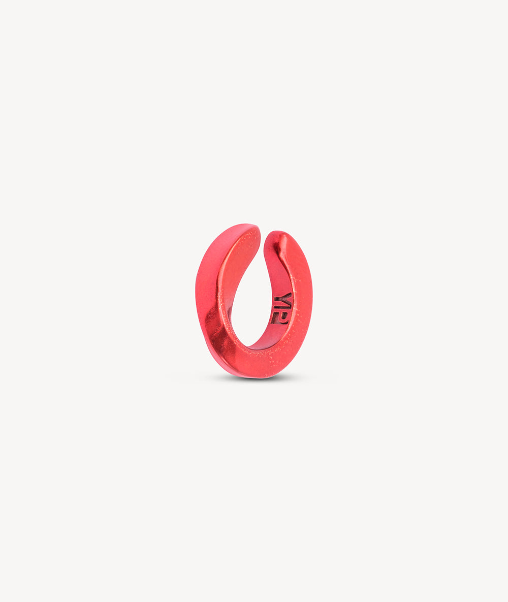 Ear cuff torsadé rouge Honor M R