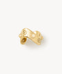 Wavy ear cuff, gold studded , Wavy Glory G