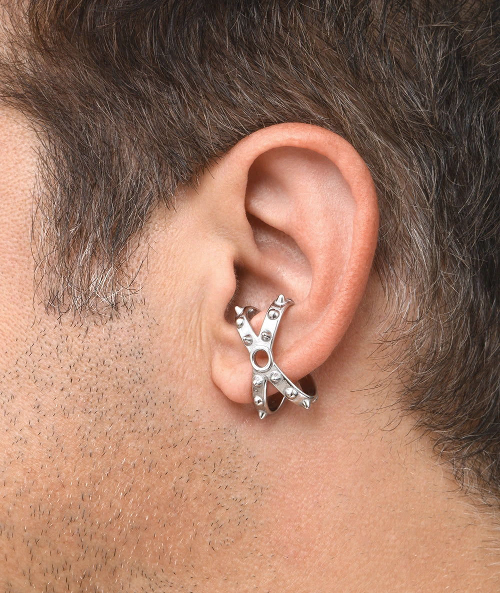 Ear cuff silver studs Marlo Glory S