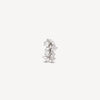 Ear cuff argenté pierres blanches JAKI S A