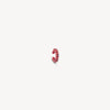 Ear cuff rond rouge zircons rouges Abi S R