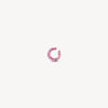 Ear cuff rond rose et zircons fuschia et blancs Abi L LP