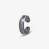 Ear cuff torsadé argenté effet vintage Honor M VS