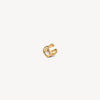 Earcuff or mat carré et nacre SHOMA VG 3.5mm
